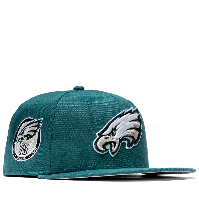 New Era x Politics Philadelphia Eagles 59FIFTY Fitted - Pine Green - Image 6