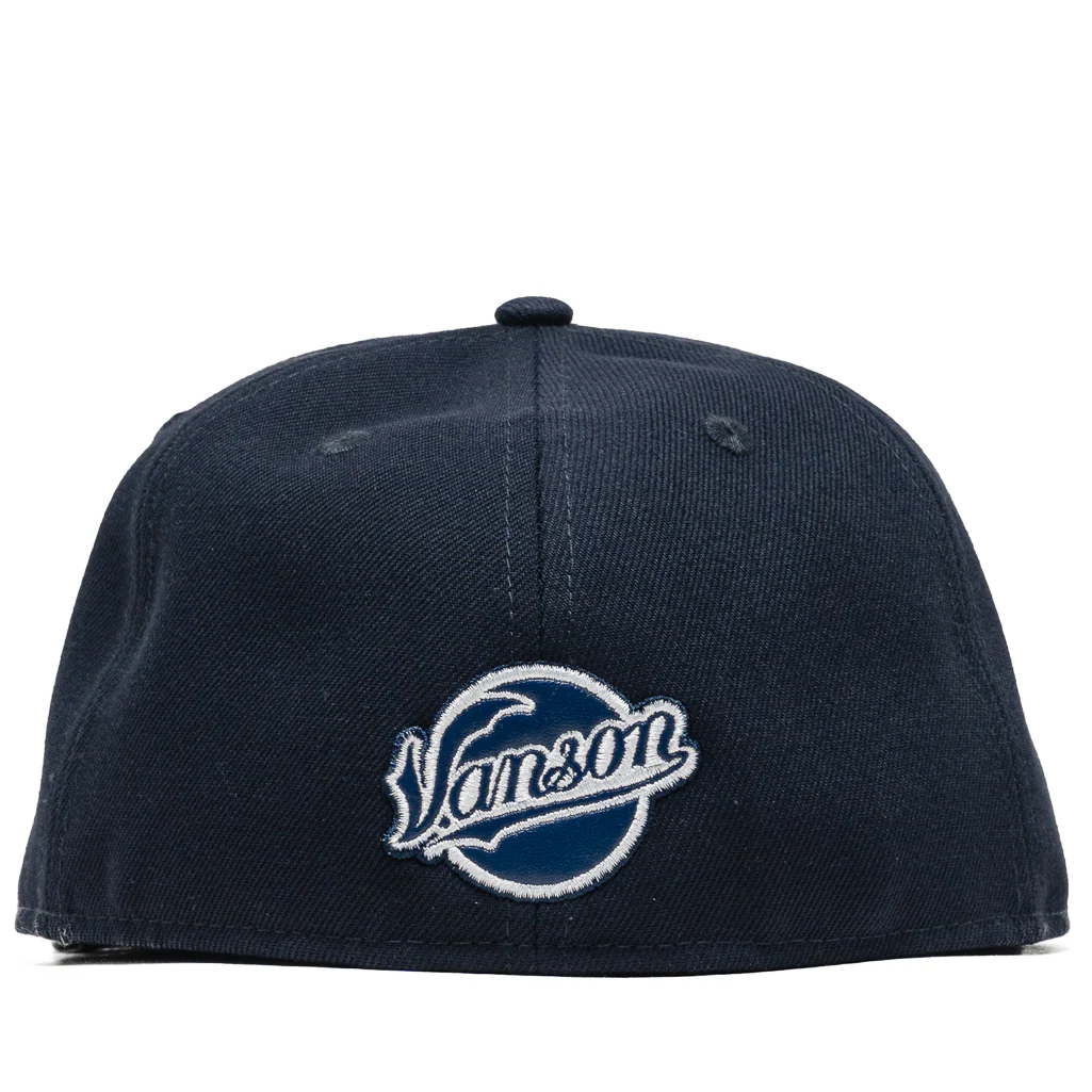 New Era x Vanson Leathers New York Yankees 59FIFTY Fitted - Navy - Image 3