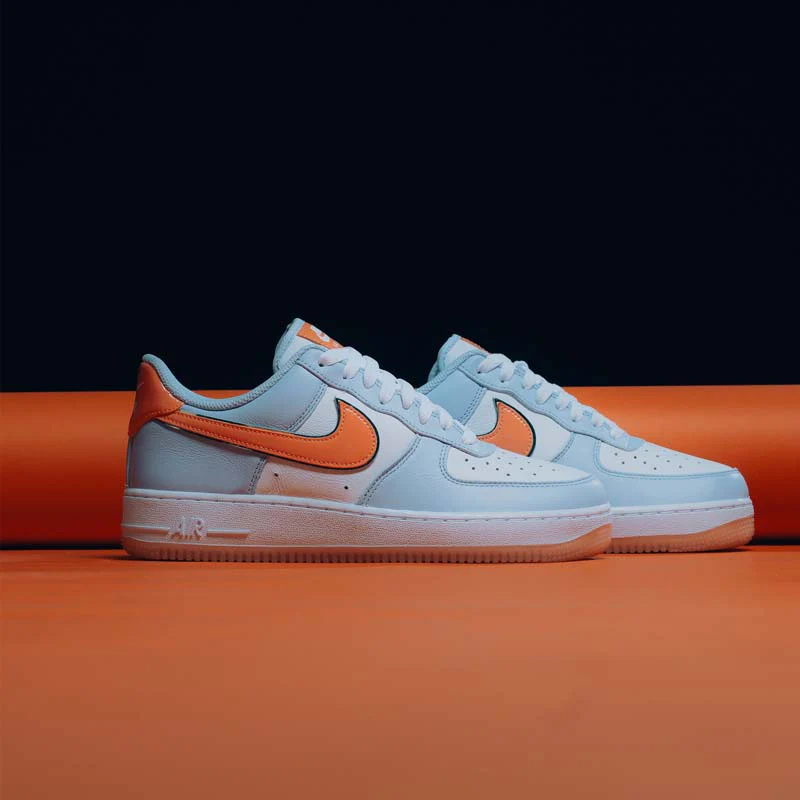 Nike Air Force 1 '07 - Hydrogen Blue/Metallic Silver - Image 8