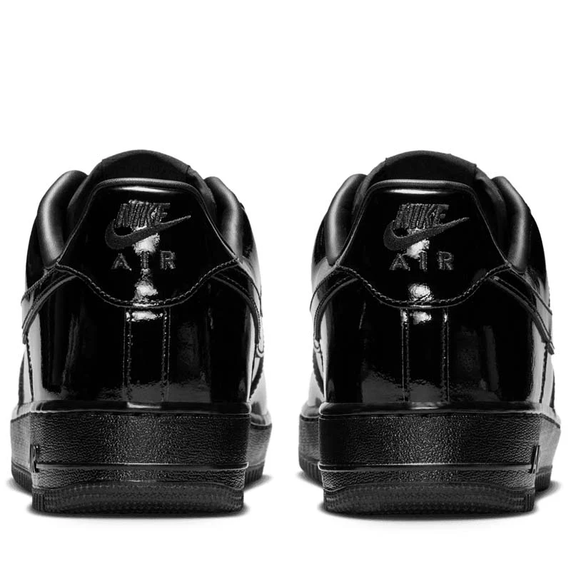 Nike Air Force 1 '07 Premium Patent Leather - Black/Black - Image 5