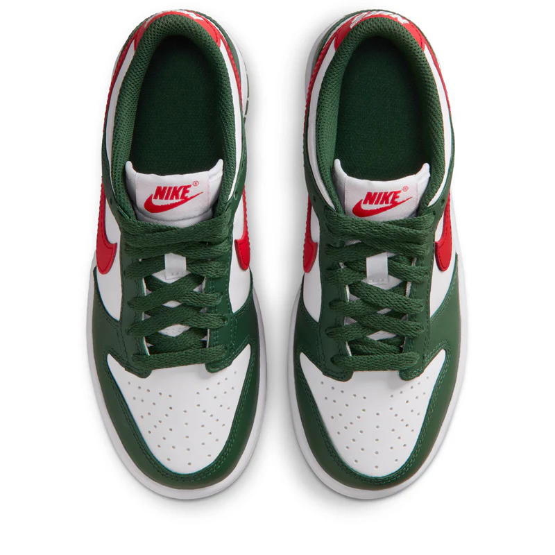 Nike Dunk Low (GS) - Fir/University Red - Image 4