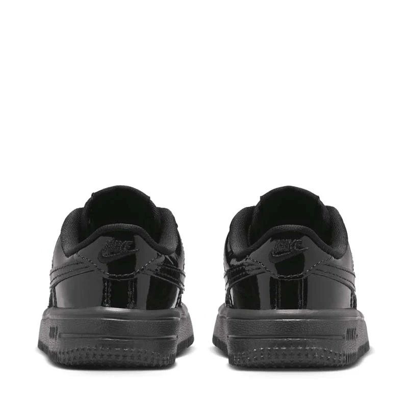 Nike Force 1 Low LV8 Patent Leather (TD) - Black/Black - Image 5