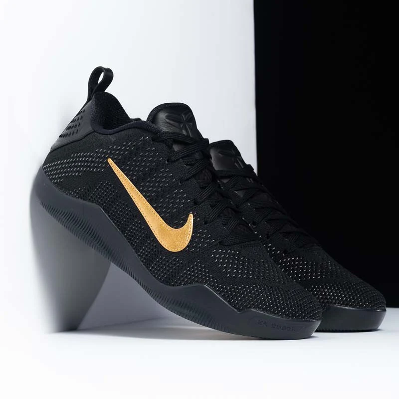 Nike Kobe XI Elite Protro 'Fade To Black' - Black/Metallic Gold - Image 9