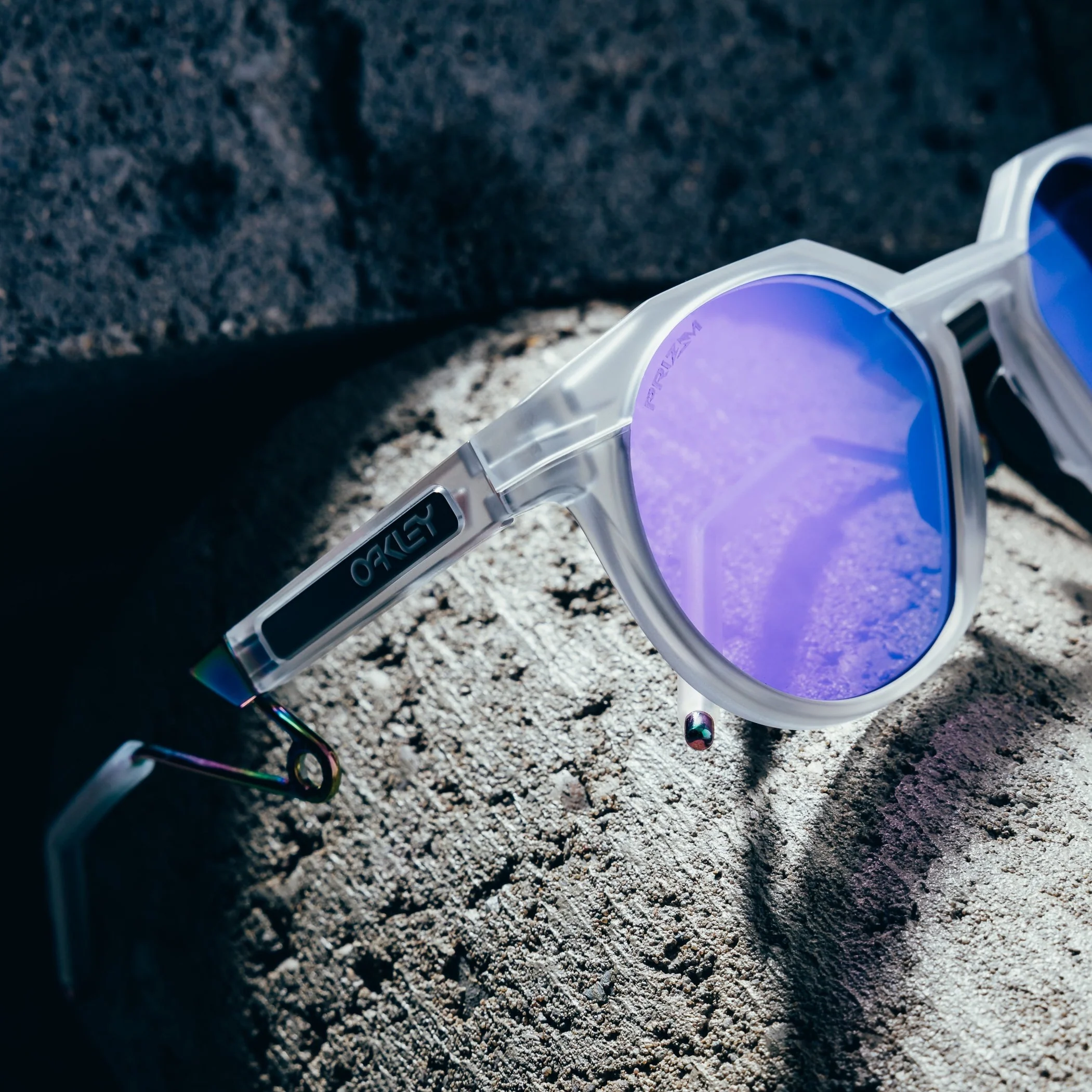 Oakley HSTN Metal - Matte Clear/Prizm Violet - Image 8