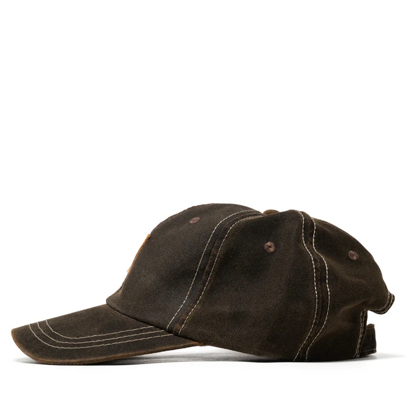 One Of These Days Running Horse Leather Patch Hat - Brown - Image 4