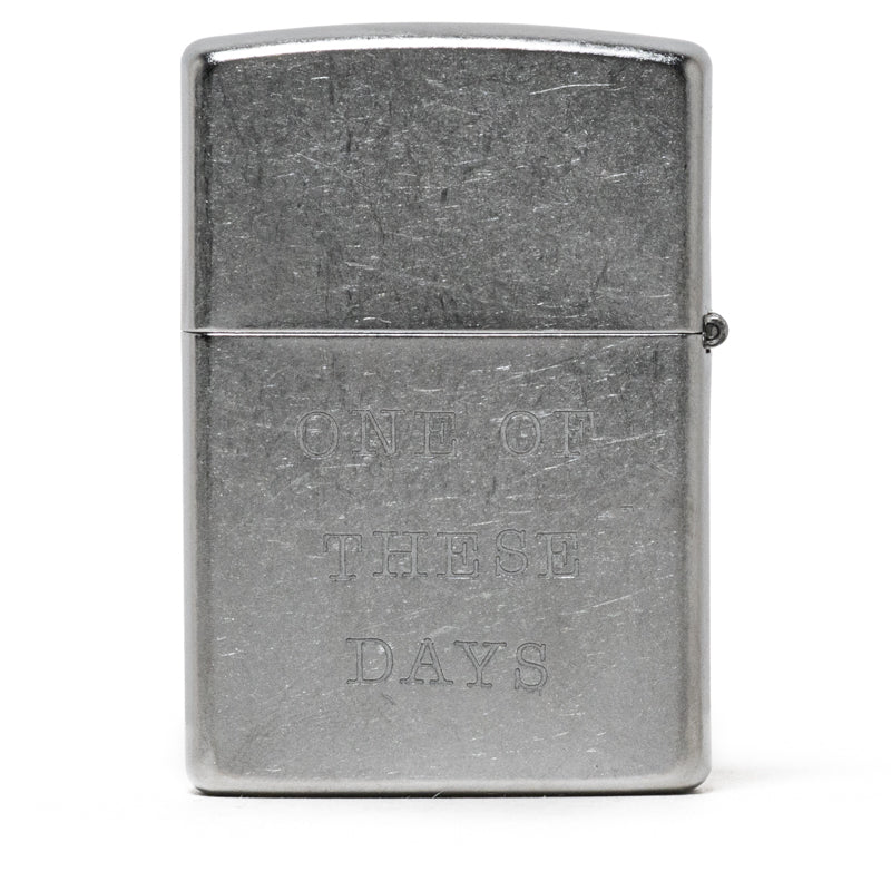 One Of These Days Running Horse Zippo - Silver - Image 2