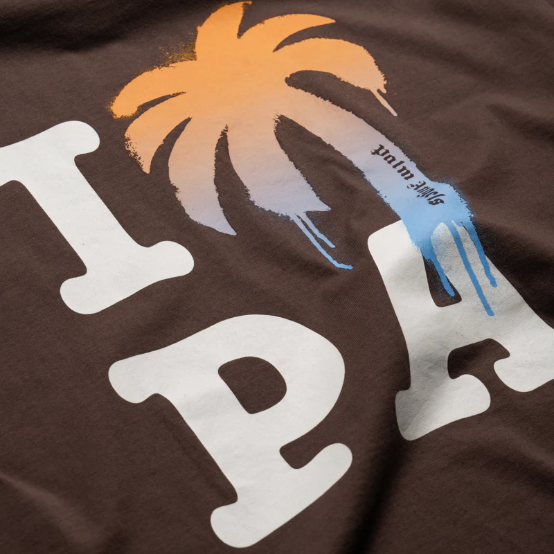 Palm Angels I Love PA Over Tee - Brown - Image 3