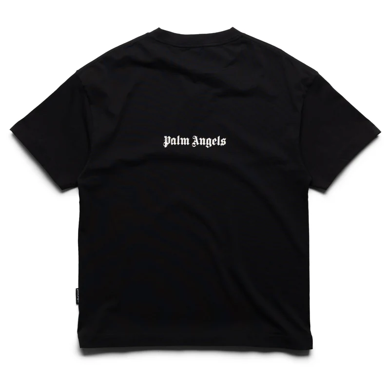 Palm Angels Statement Tee - Black/Off White - Image 2