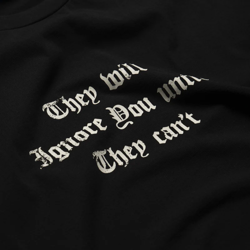 Palm Angels Statement Tee - Black/Off White - Image 3