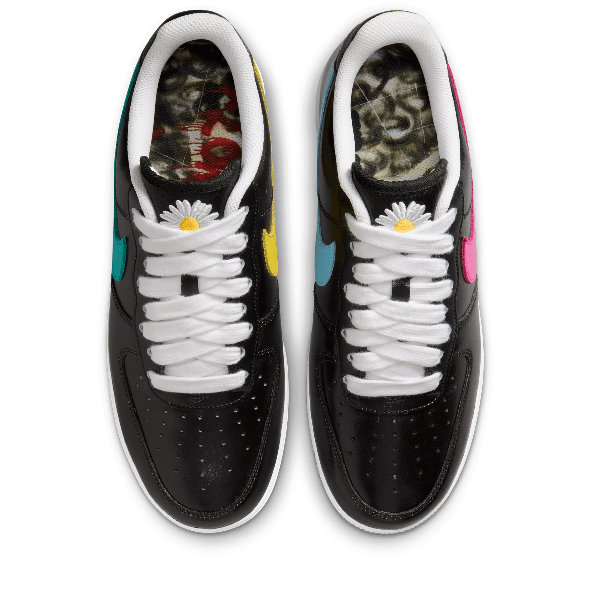 PEACEMINUSONE x Nike Air Force 1 '07 'Para-Noise 3.0' - Black/New Emerald - Image 4