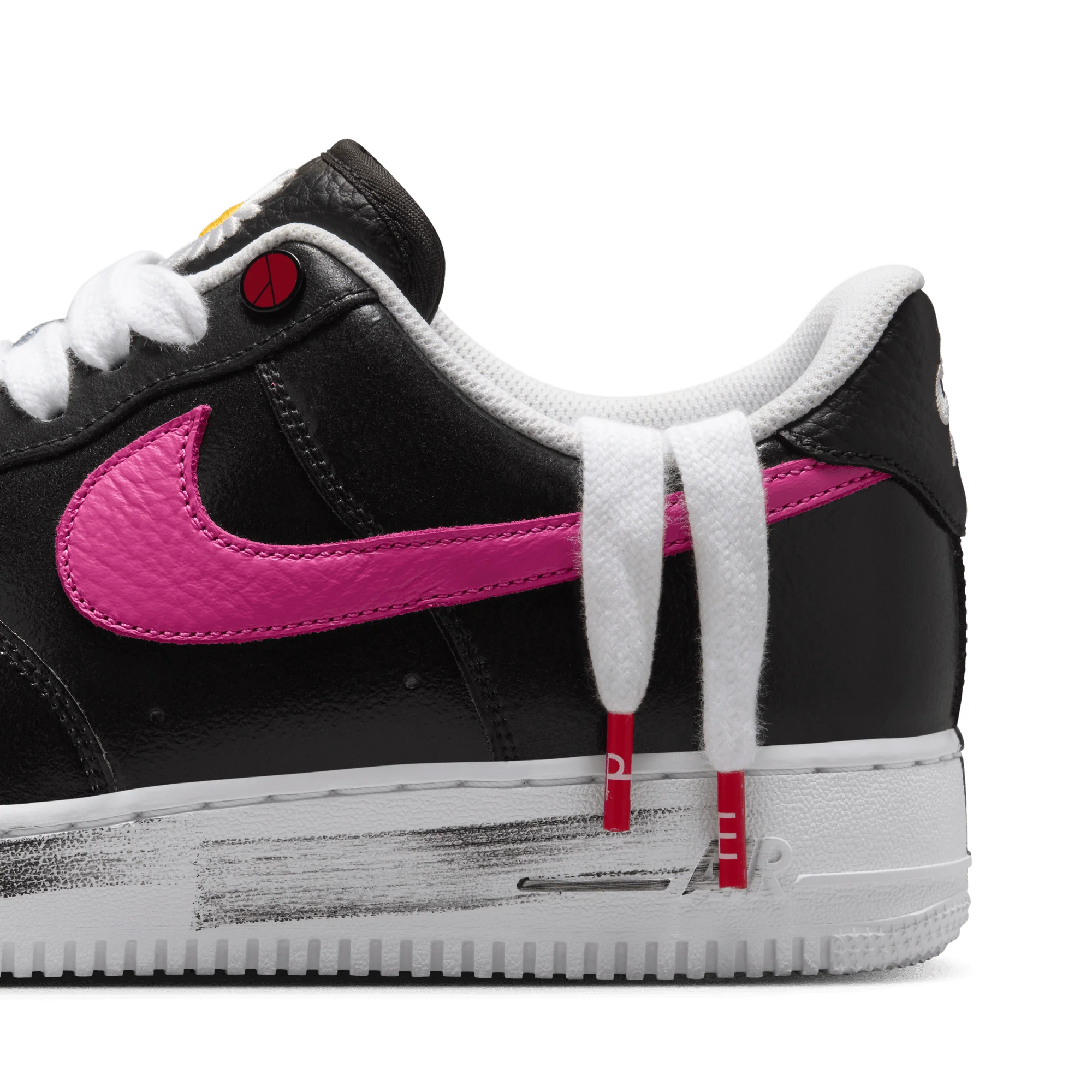 PEACEMINUSONE x Nike Air Force 1 '07 'Para-Noise 3.0' - Black/New Emerald - Image 7