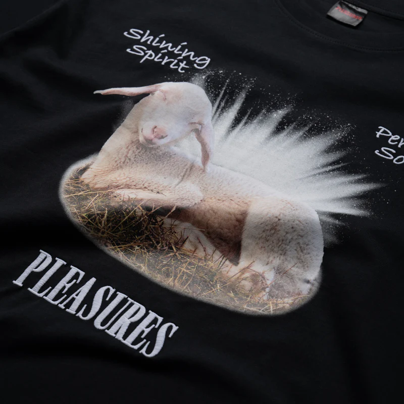 Pleasures Shine Tee - Black - Image 3