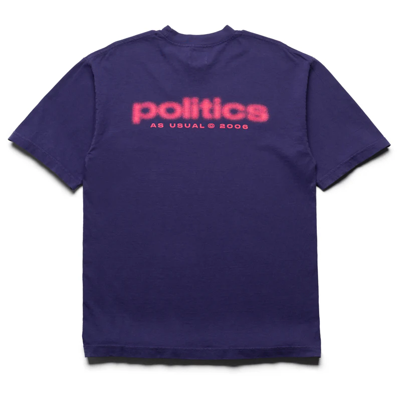 Politics Blur Tee - Purple - Image 2