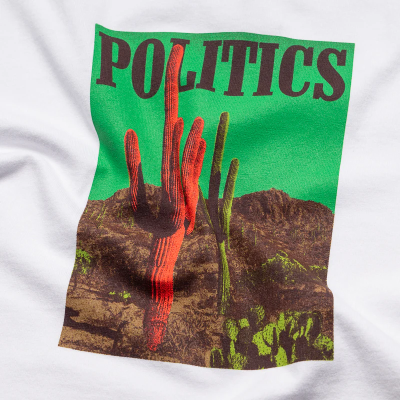 Politics Desert Tee - White - Image 3