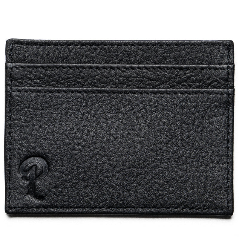 Politics Leather Card Holder - Black - Image 2