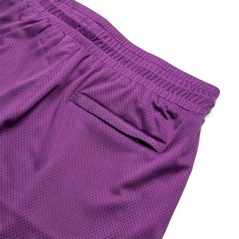 Politics Mesh Shorts - Purple - Image 5