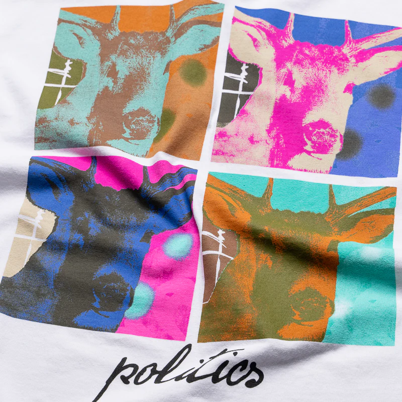 Politics Paradise Tee - White - Image 3