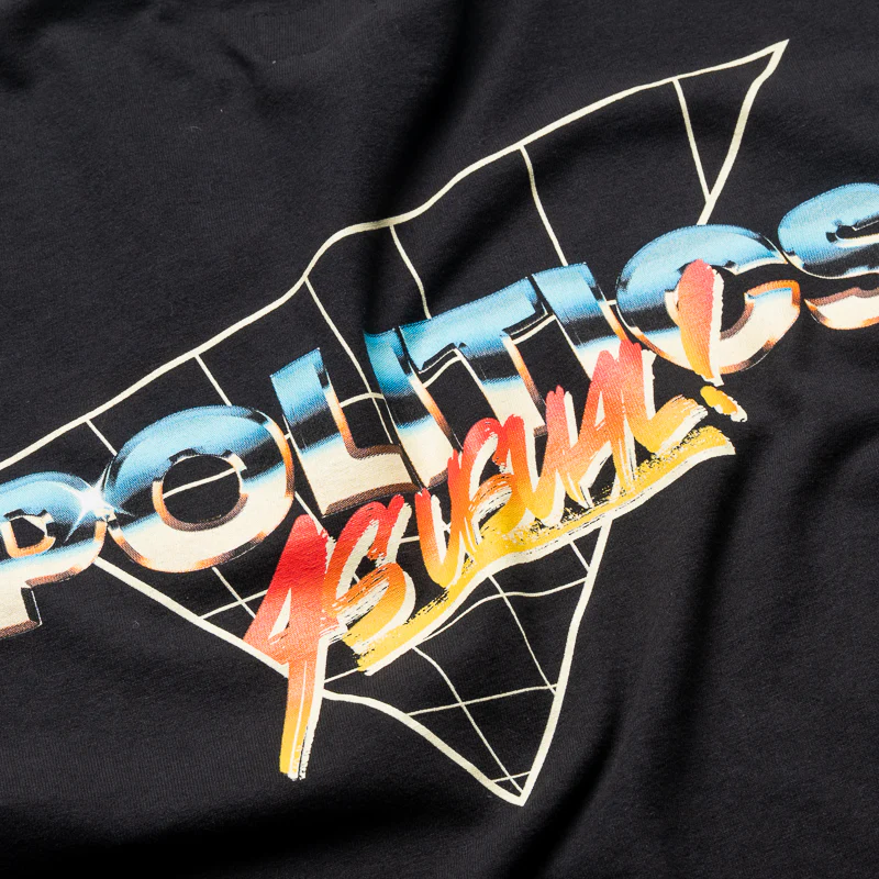 Politics Rad Tee - Black - Image 4