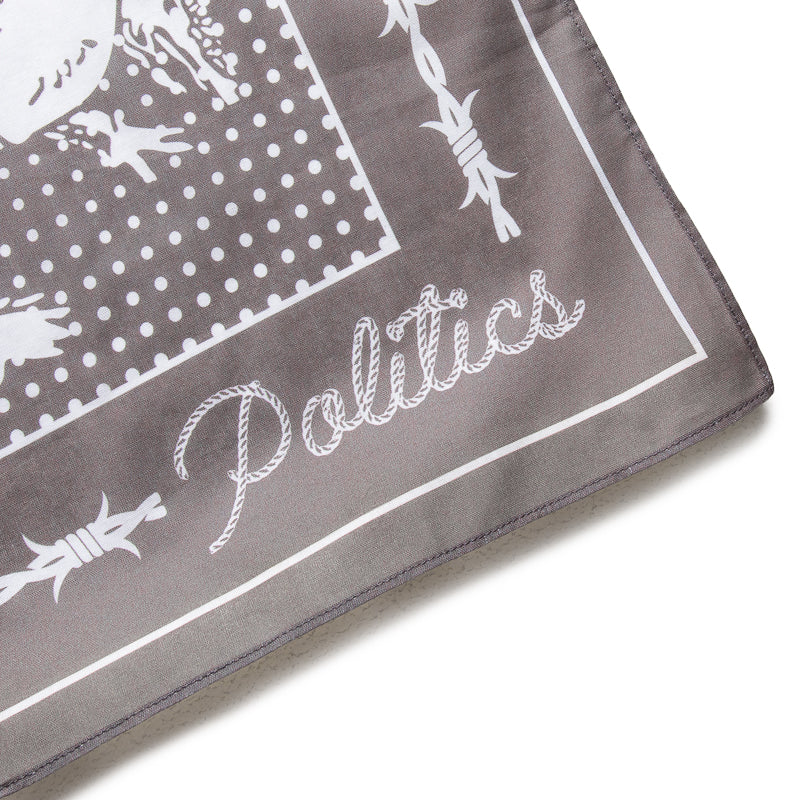 Politics Roadkill Bandana - Grey - Image 4