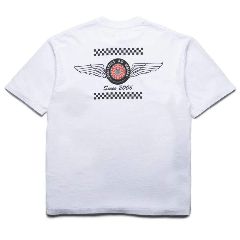 Politics Tire Shop Tee - White - Image 2