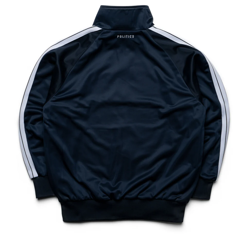 Politics Track Jacket - Navy/White - Image 2
