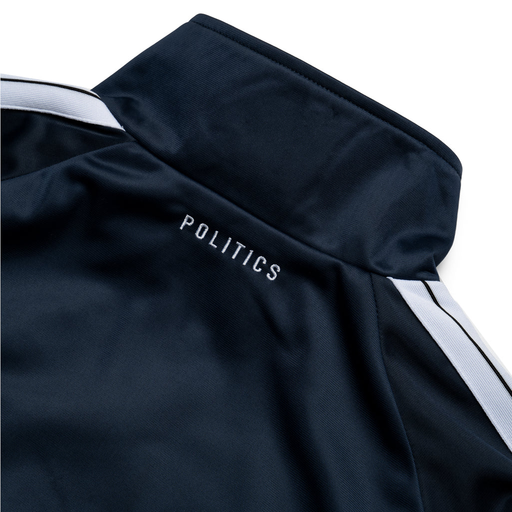Politics Track Jacket - Navy/White - Image 4