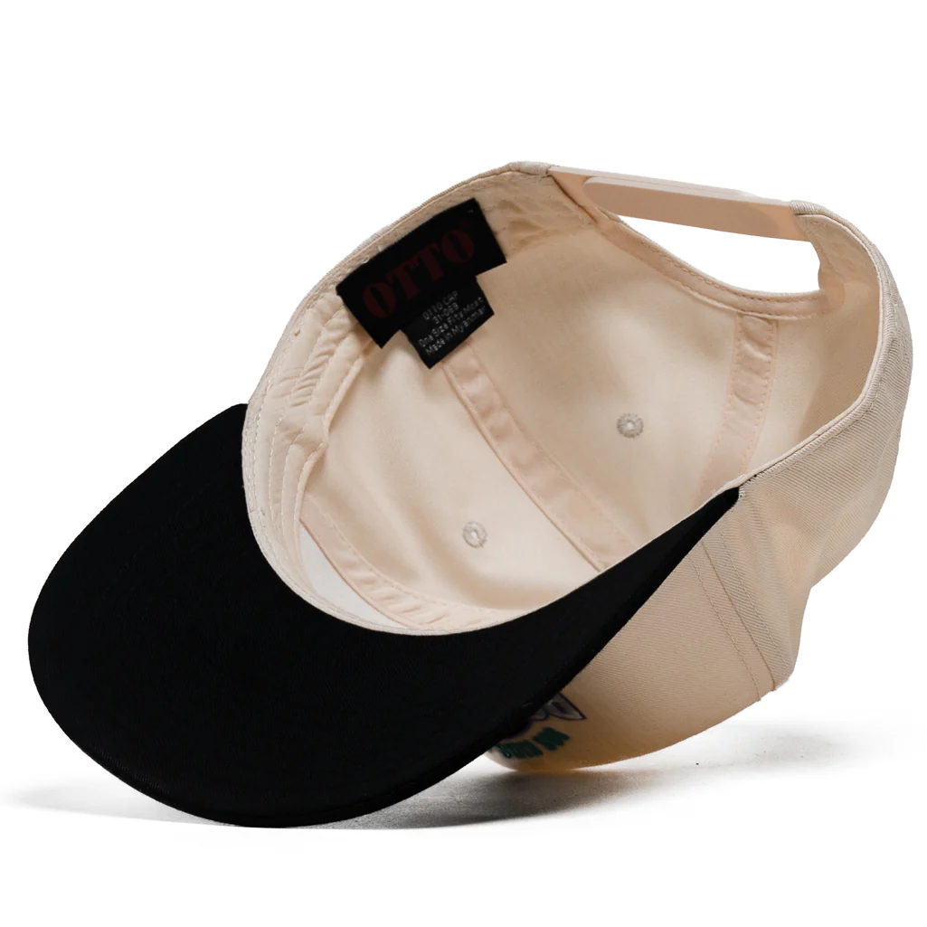 Politics x 90's Kid's Closet Fest Snapback - Creme/Black - Image 5