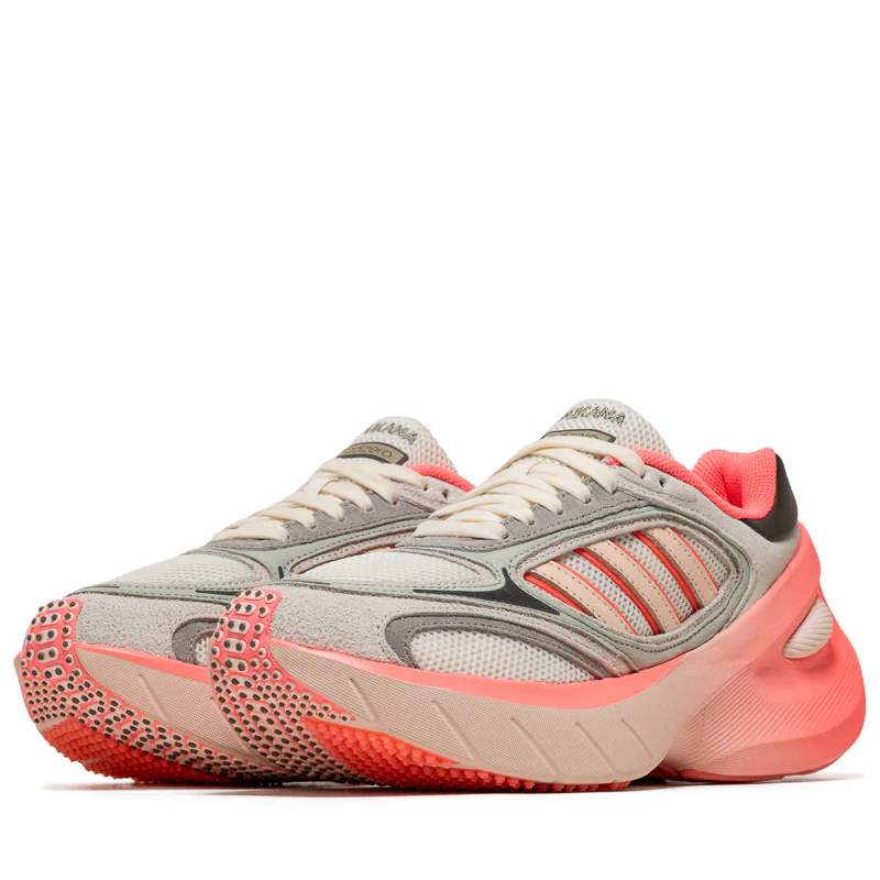 Politics x Adidas Adizero Goukana 'Roadkill' - Orbit Grey/Acid Red - Image 2