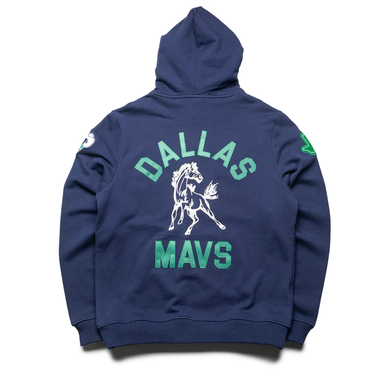 Politics x Dallas Mavericks x Mitchell & Ness Hoodie - Navy - Image 2