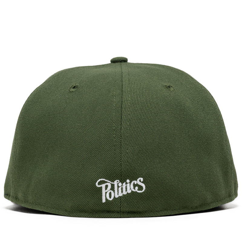 Politics x New Era 59FIFTY Fitted - Rifle Green - Image 3