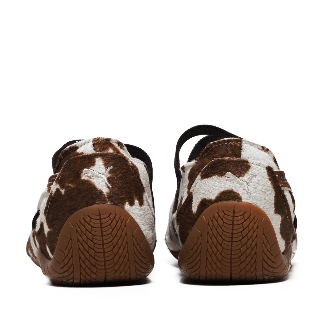 Puma Speedcat Ballet Cow (GS) - Chocolate Brown/Warm White - Image 4