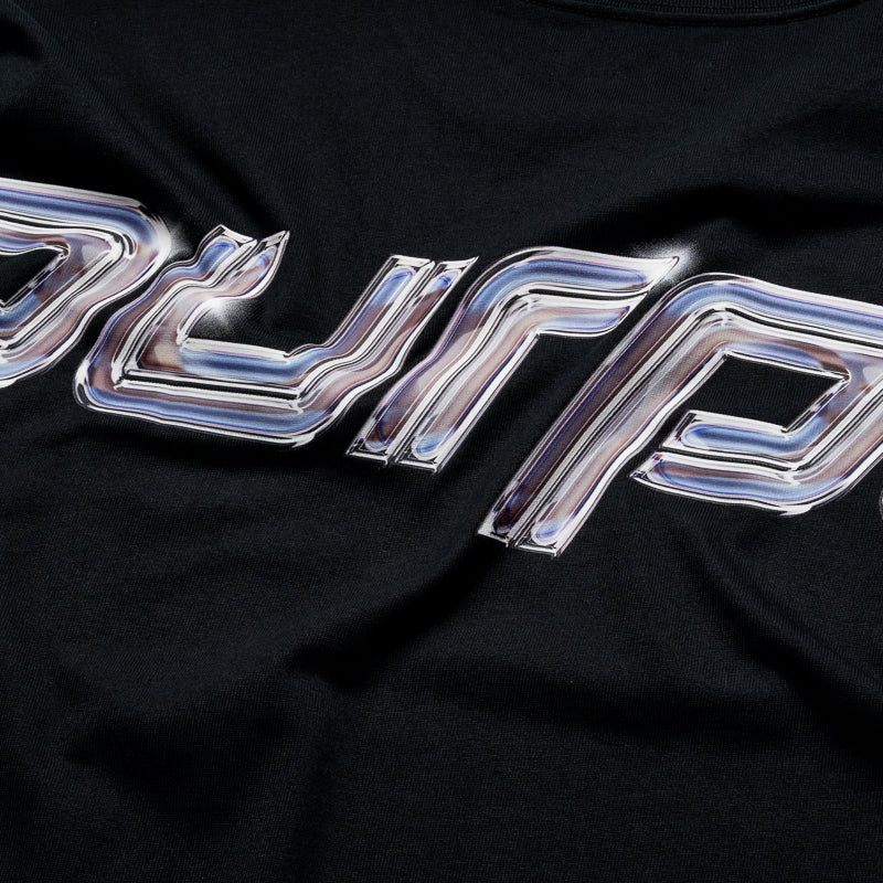 Purple Brand Chrome Wordmark Tee - Black - Image 3