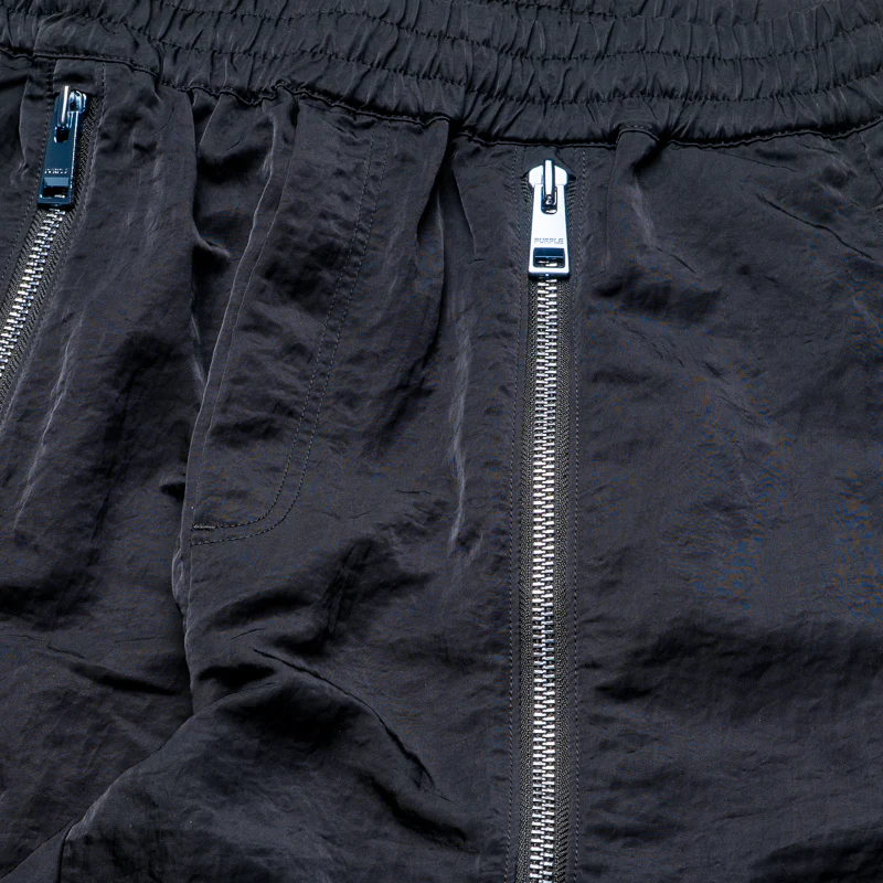 Purple Brand Sateen Track Pant - Black - Image 4