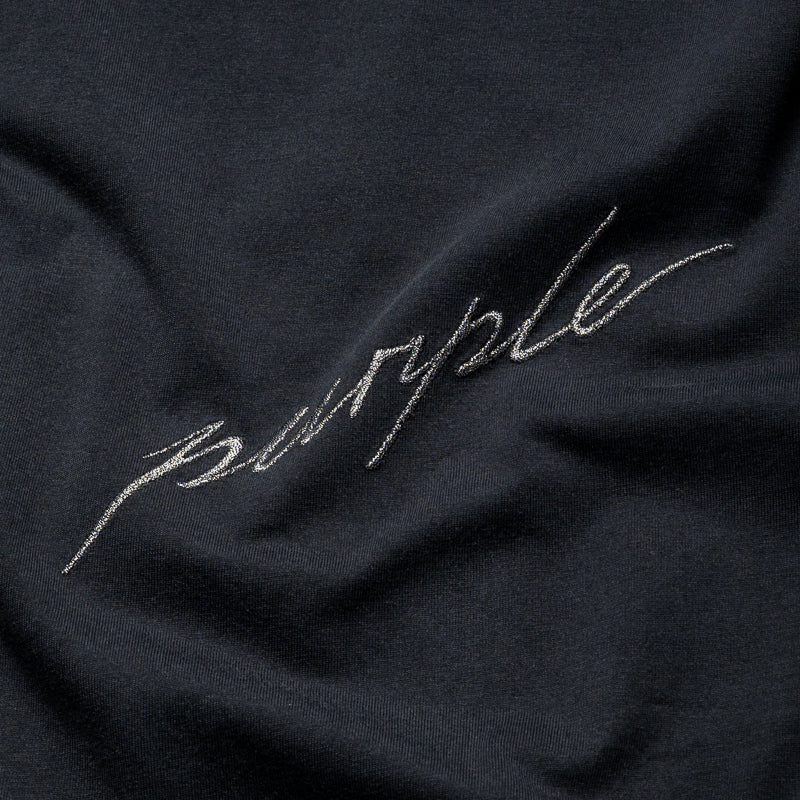 Purple Brand Signature Tee - Black - Image 3