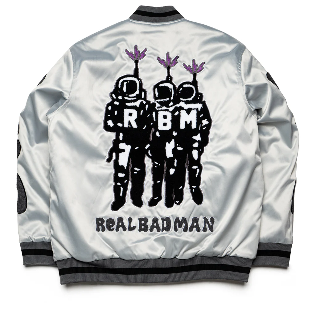 Real Bad Man Team Jacket - Grey - Image 2