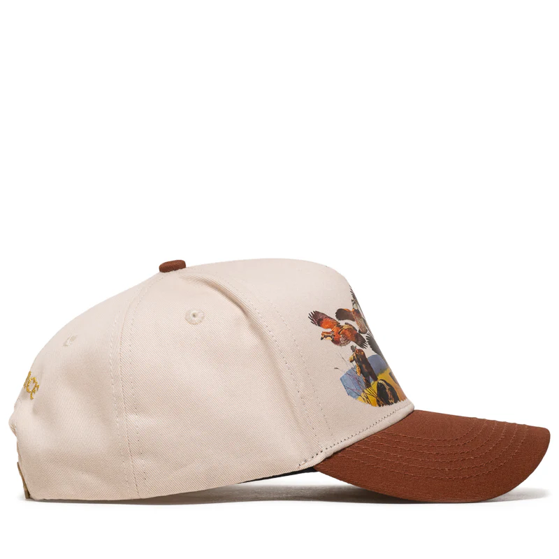 Reference Open Field Hunt Snapback - Cream/Brown - Image 2