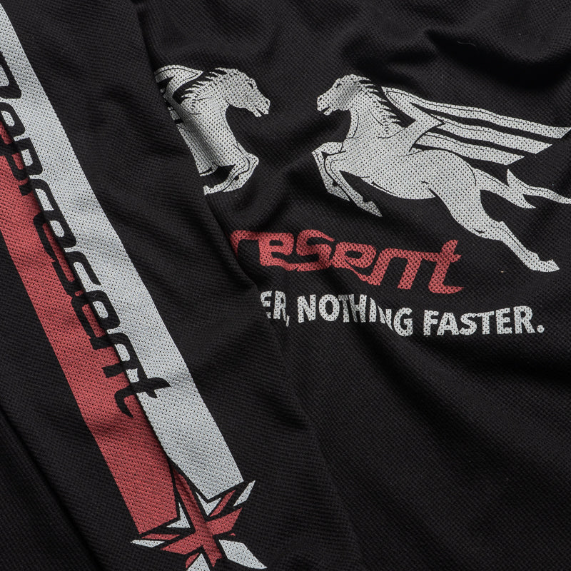 Represent Mesh Pegasus L/S Tee - Jet Black - Image 3