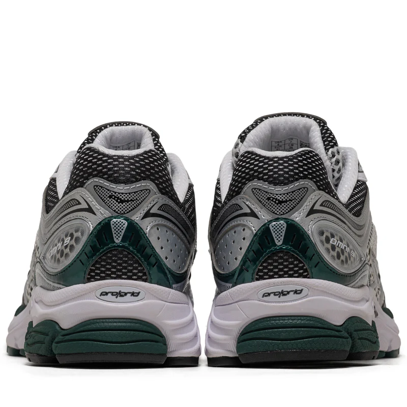 Saucony Progrid Omni 9 - White/Pine Green - Image 4