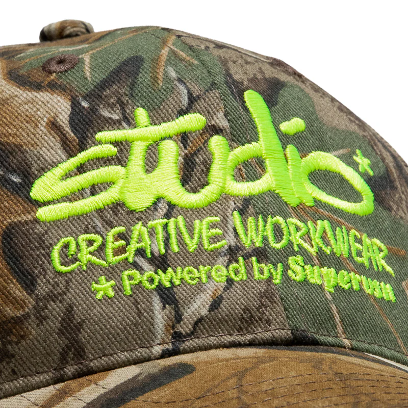 Supervsn Realtree 5 Panel Strapback - Park Camo Brown - Image 7