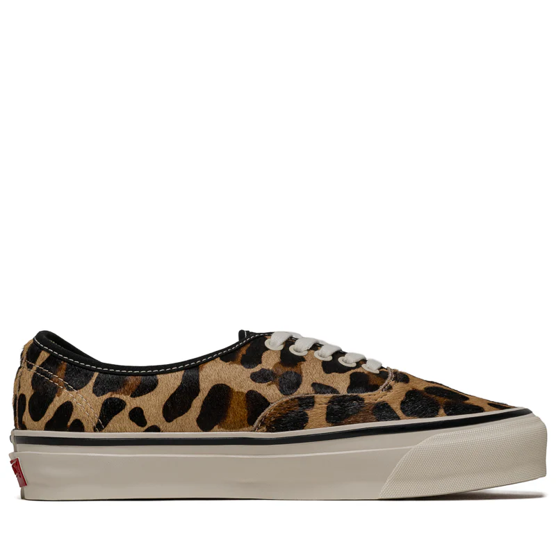Vans LX Authentic 44 - Pony Hair Marshmallow/Leopard - Image 3