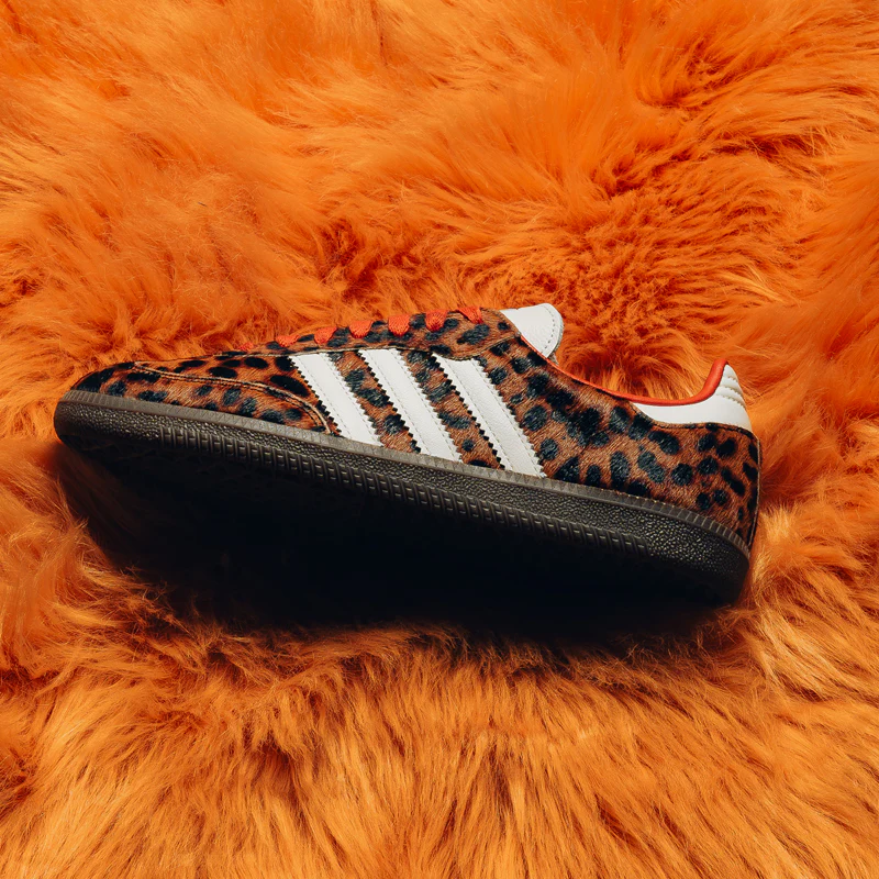 Women's Adidas Samba OG - Core Black/Preloved Red - Image 7
