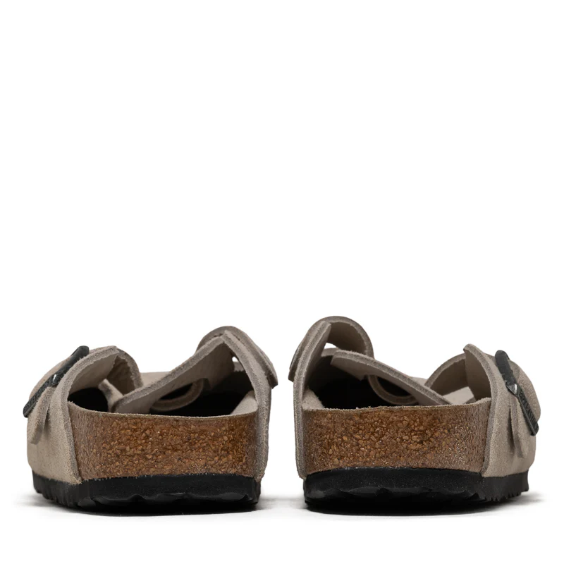 Women's Birkenstock Boston Soft Footbed Suede - Oyster Tonal - Image 4