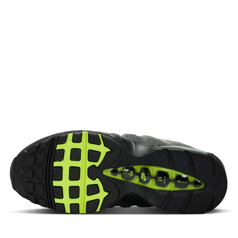 Women's Nike Air Max 95 OG - Black/Neon Yellow - Image 6