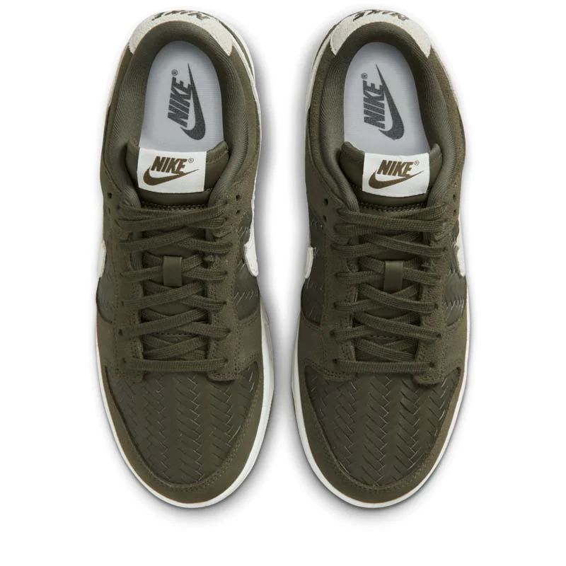 Women's Nike Dunk Low Premium SE - Medium Olive/Sail - Image 4
